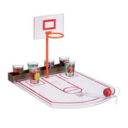 Basketball Trinkspiel Weiss-Braun-Rot von Relaxdays