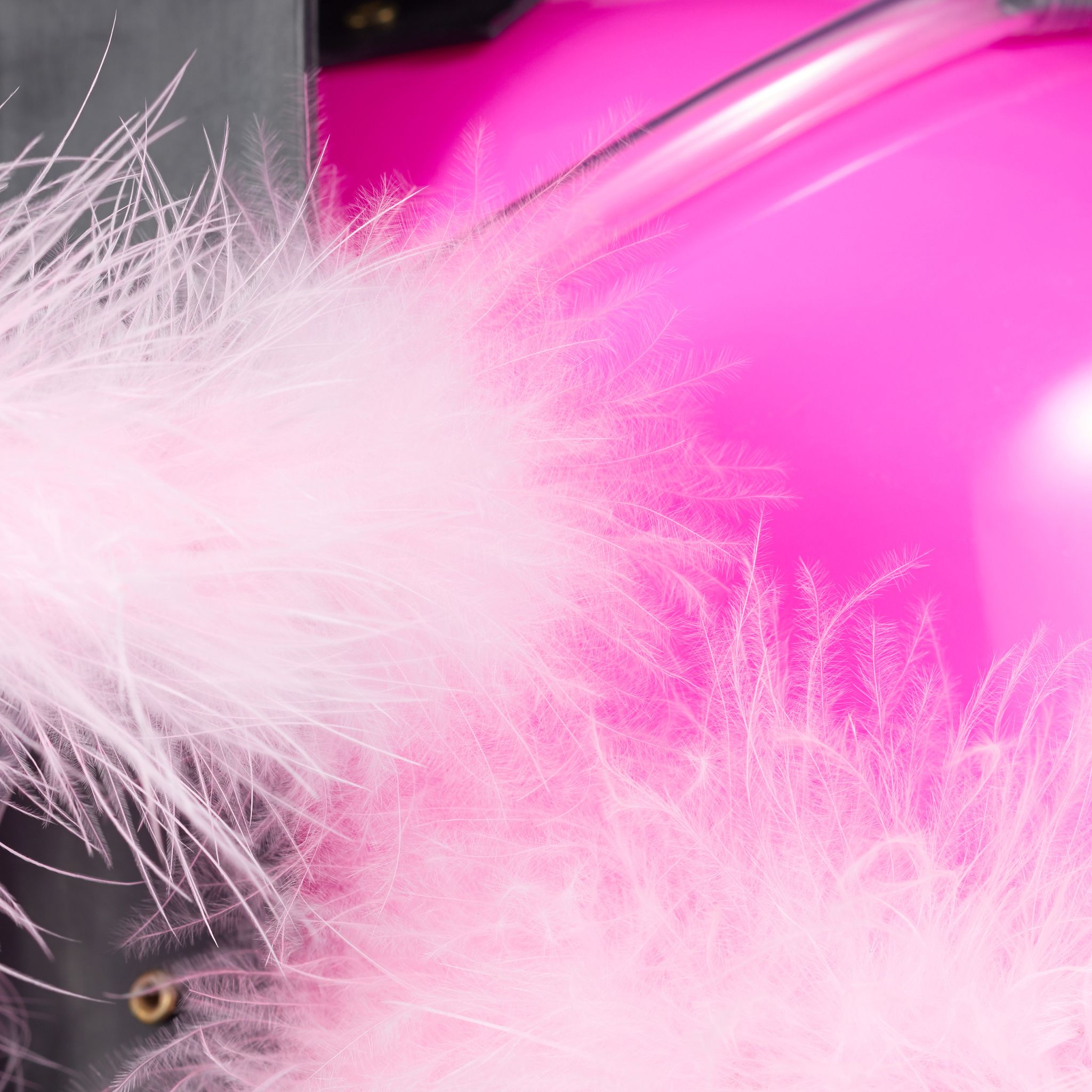 Bierhelm Pink Pink-Rosa-Transparent von Relaxdays