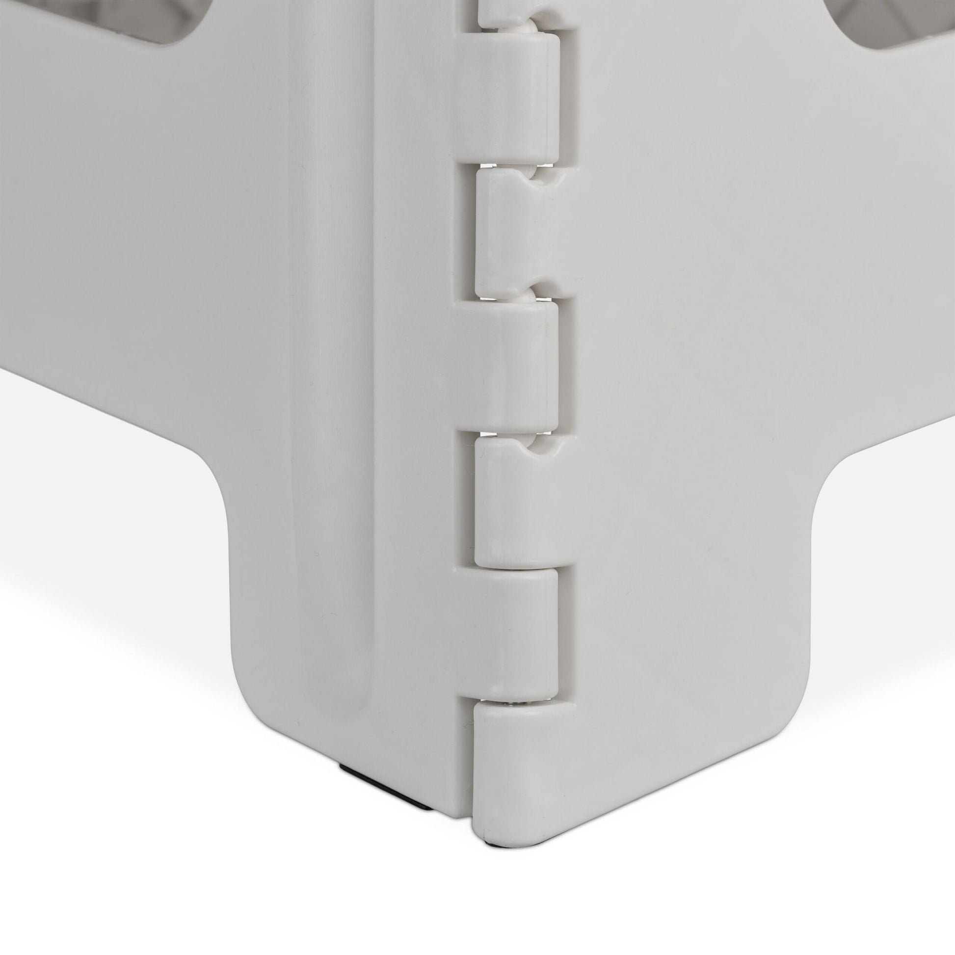 Klapphocker faltbar L Weiss-Schwarz von Relaxdays