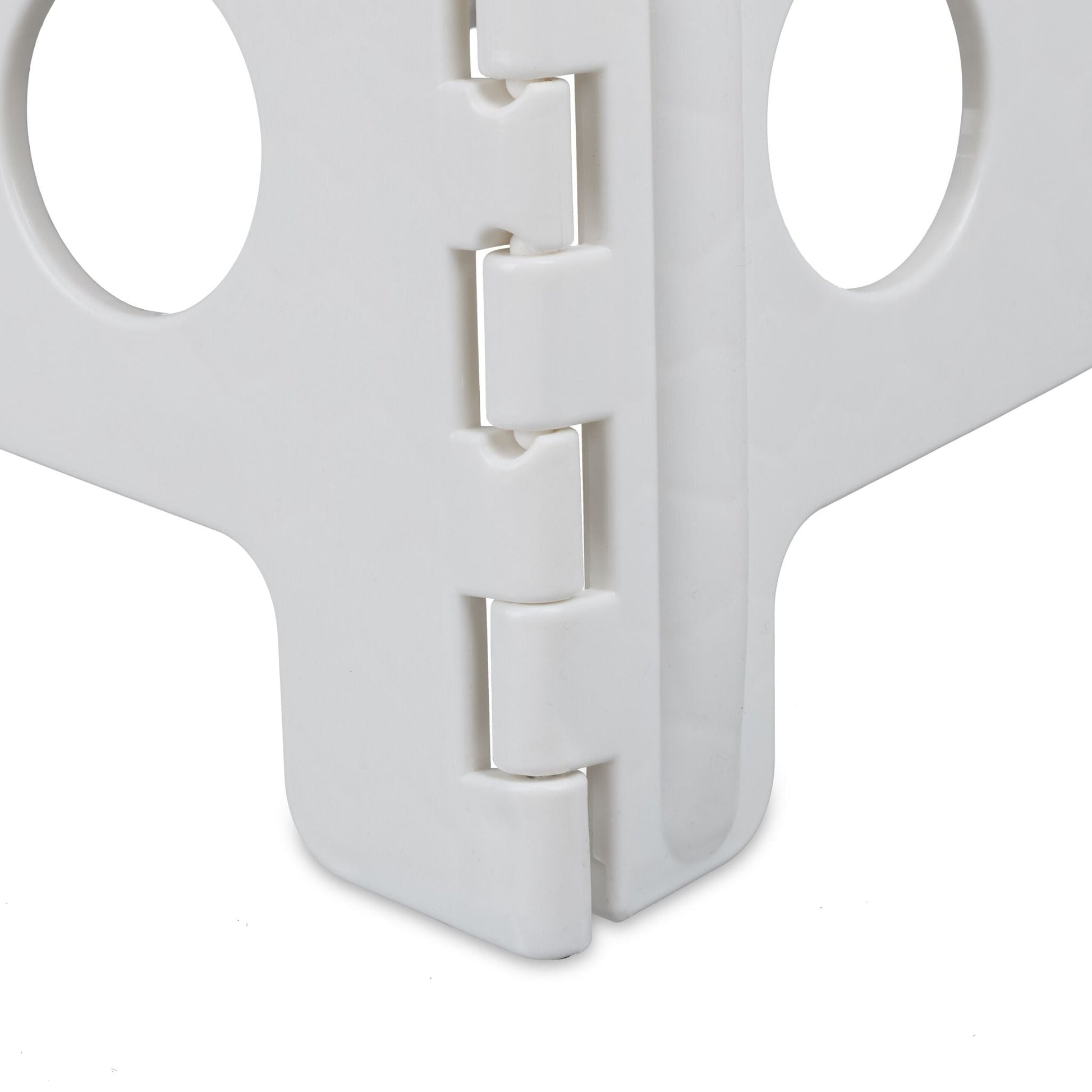 Klapphocker faltbar XL Weiss-Schwarz von Relaxdays