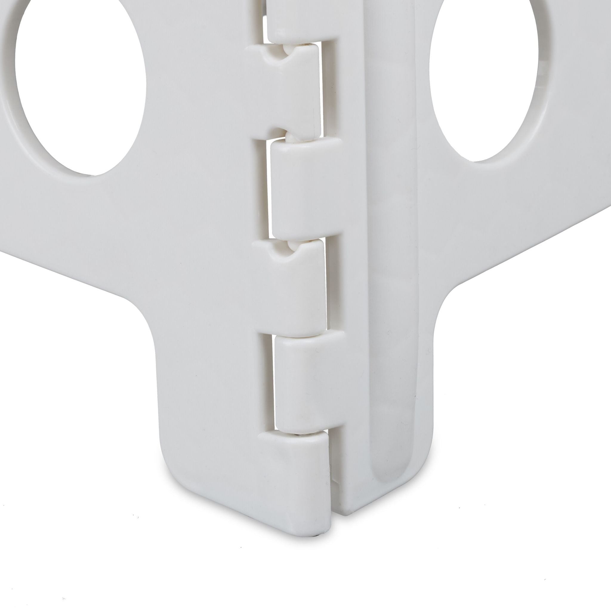 Klapphocker faltbar XL Weiss-Schwarz von Relaxdays