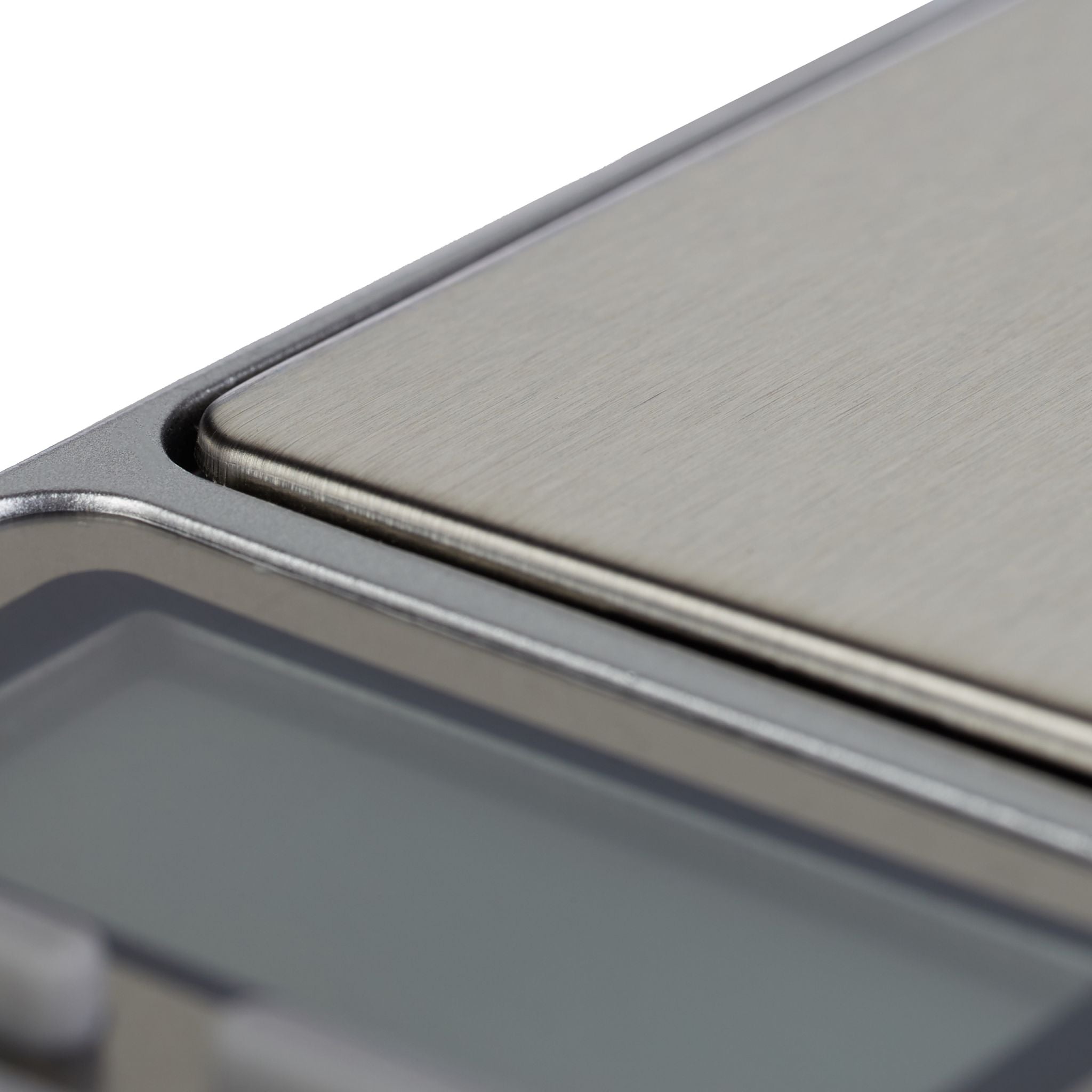 Digitale Feinwaage Mini Schwarz-Silber-Transparent