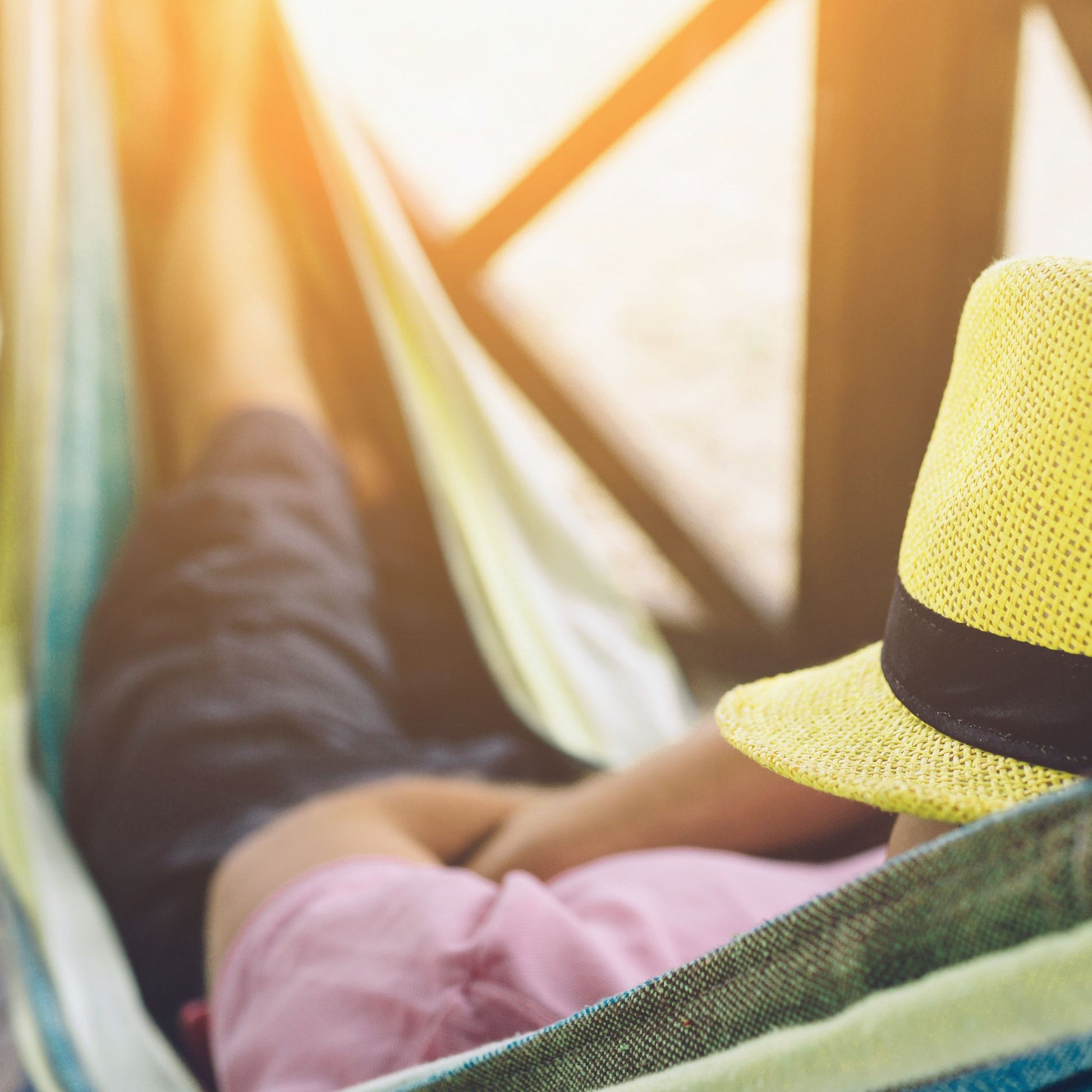 Hängematte XXL Baumwolle Dunkelblau-Grün von Relaxdays
