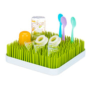 Abtropfgestell Babyflaschen Weiss-Grün von Relaxdays