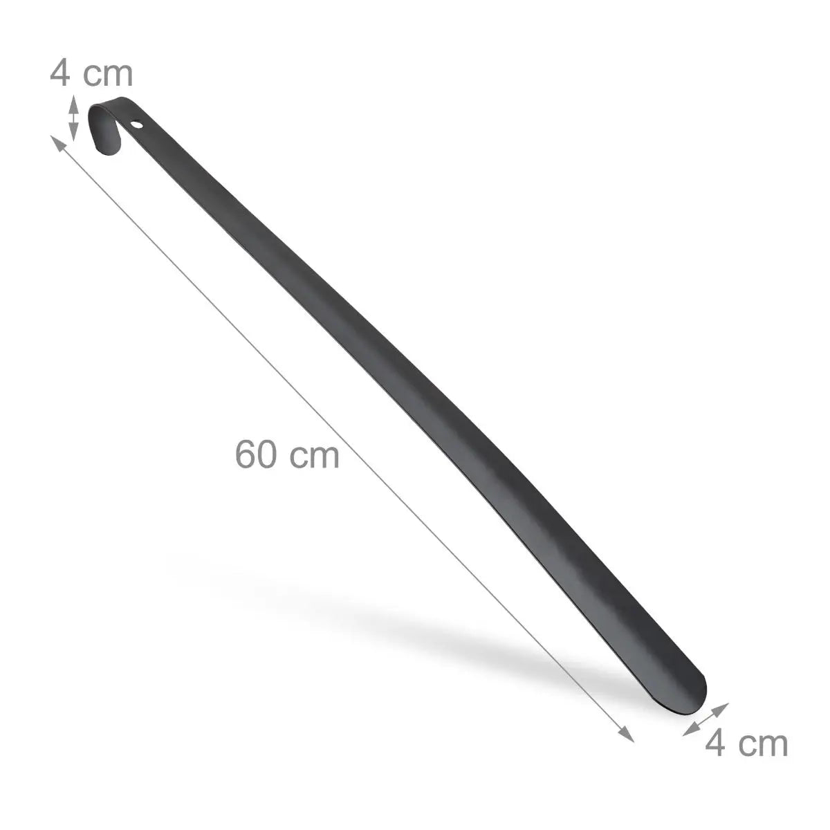 Schuhlöffel Metall 60 cm Schwarz von guteszeug.ch