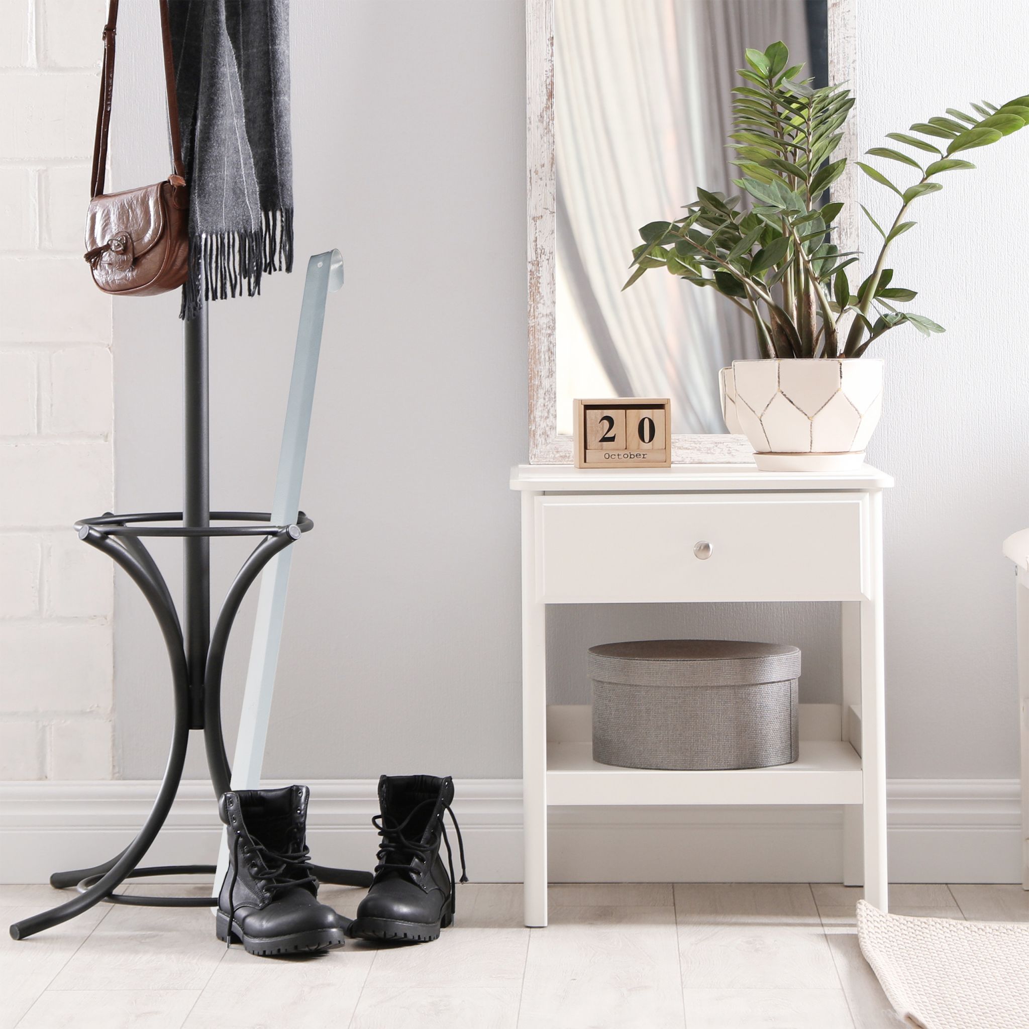 Schuhlöffel 70cm lang Silber von Relaxdays