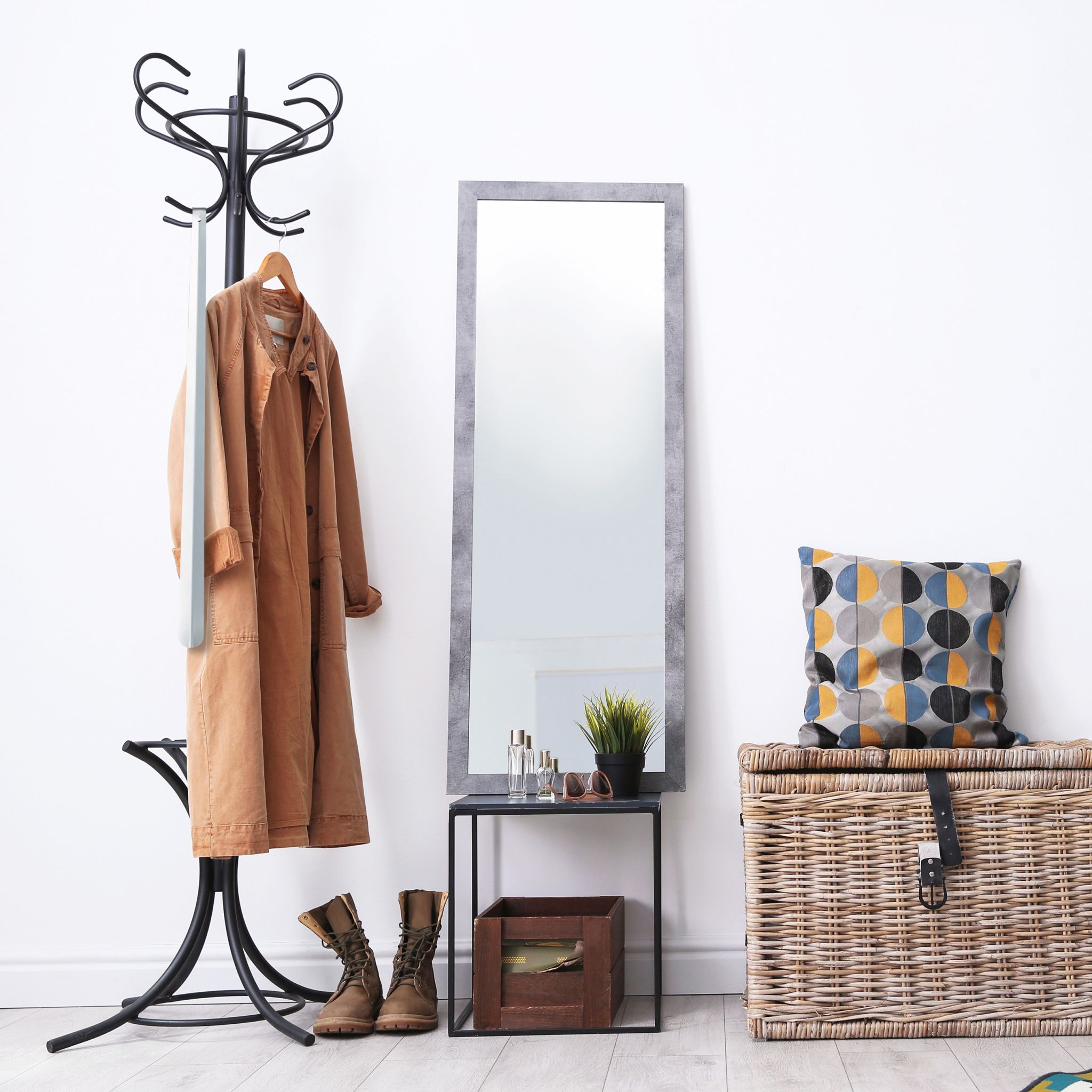 Schuhlöffel 70cm lang Silber von Relaxdays