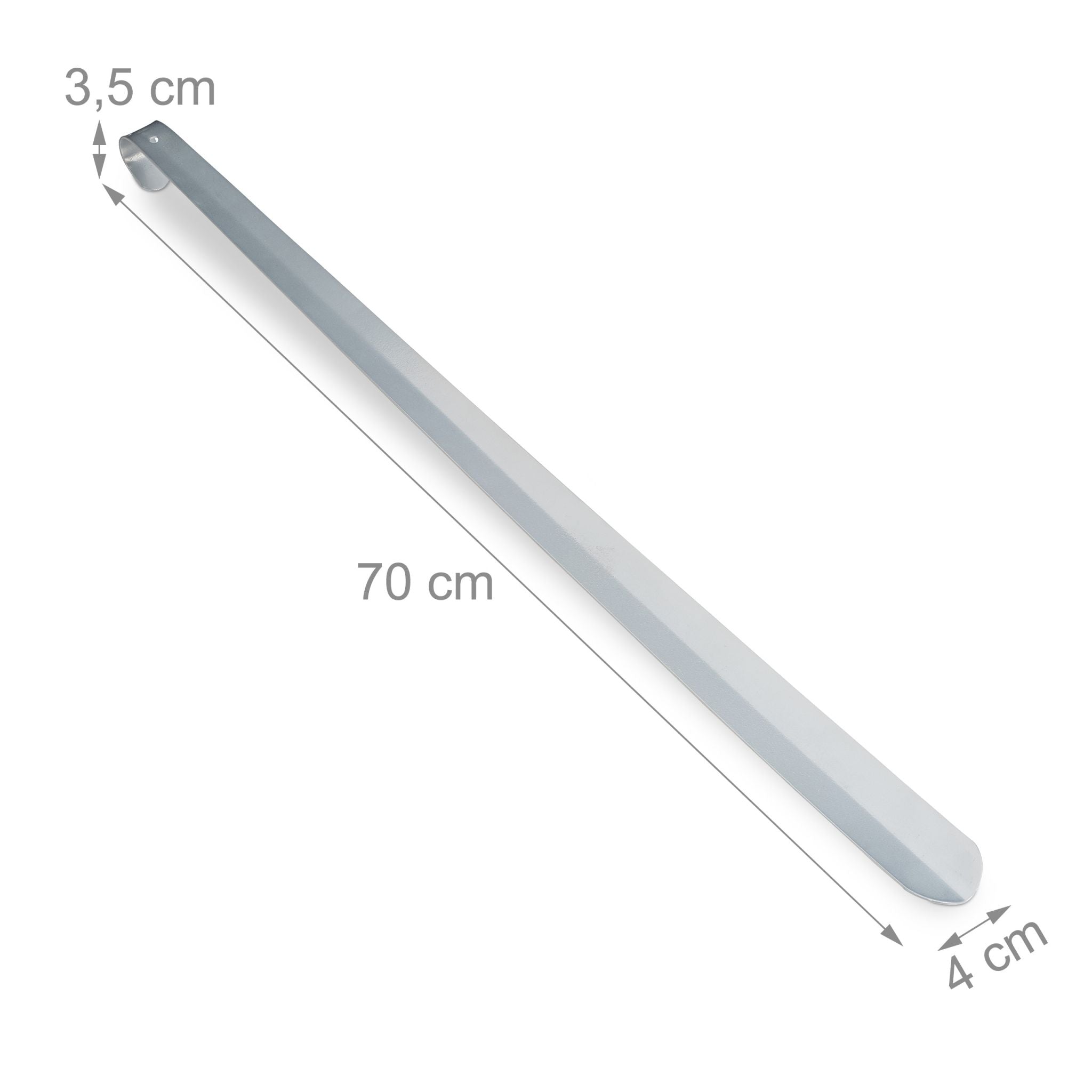 Schuhlöffel 70cm lang Silber von Relaxdays