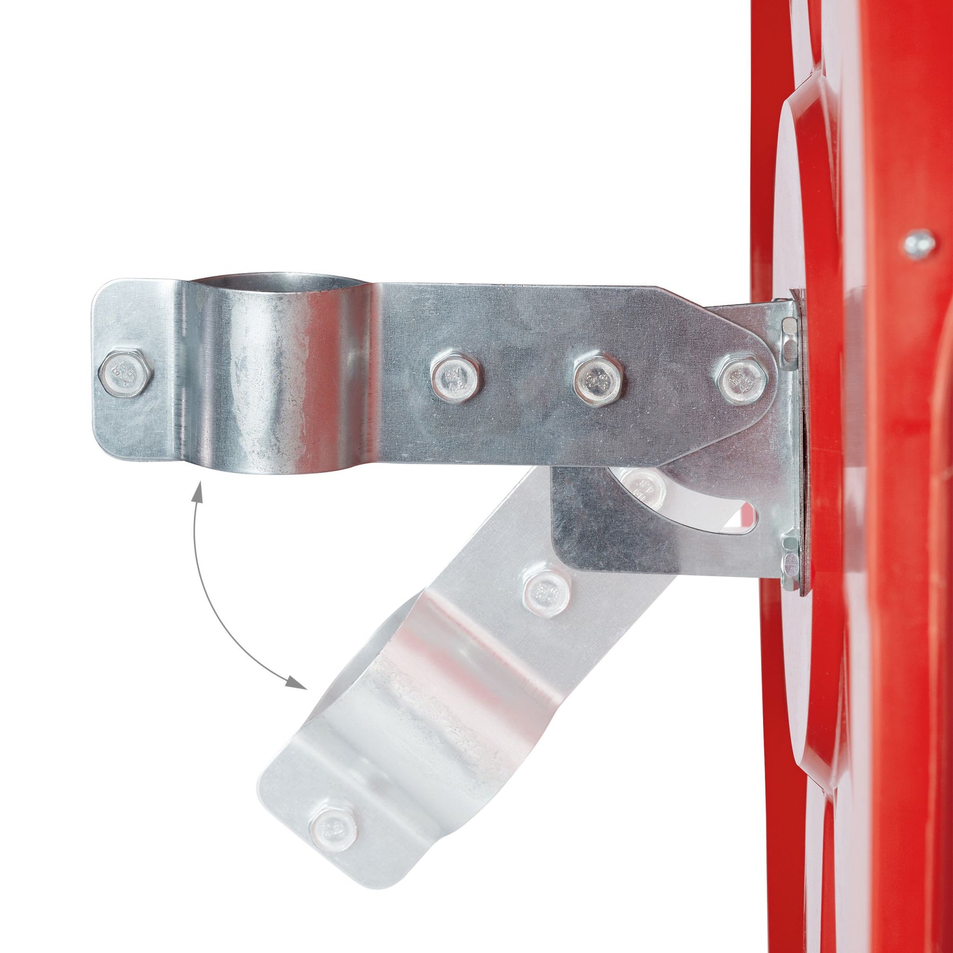 Verkehrsspiegel 60cm rot Rot-Transparent von Relaxdays