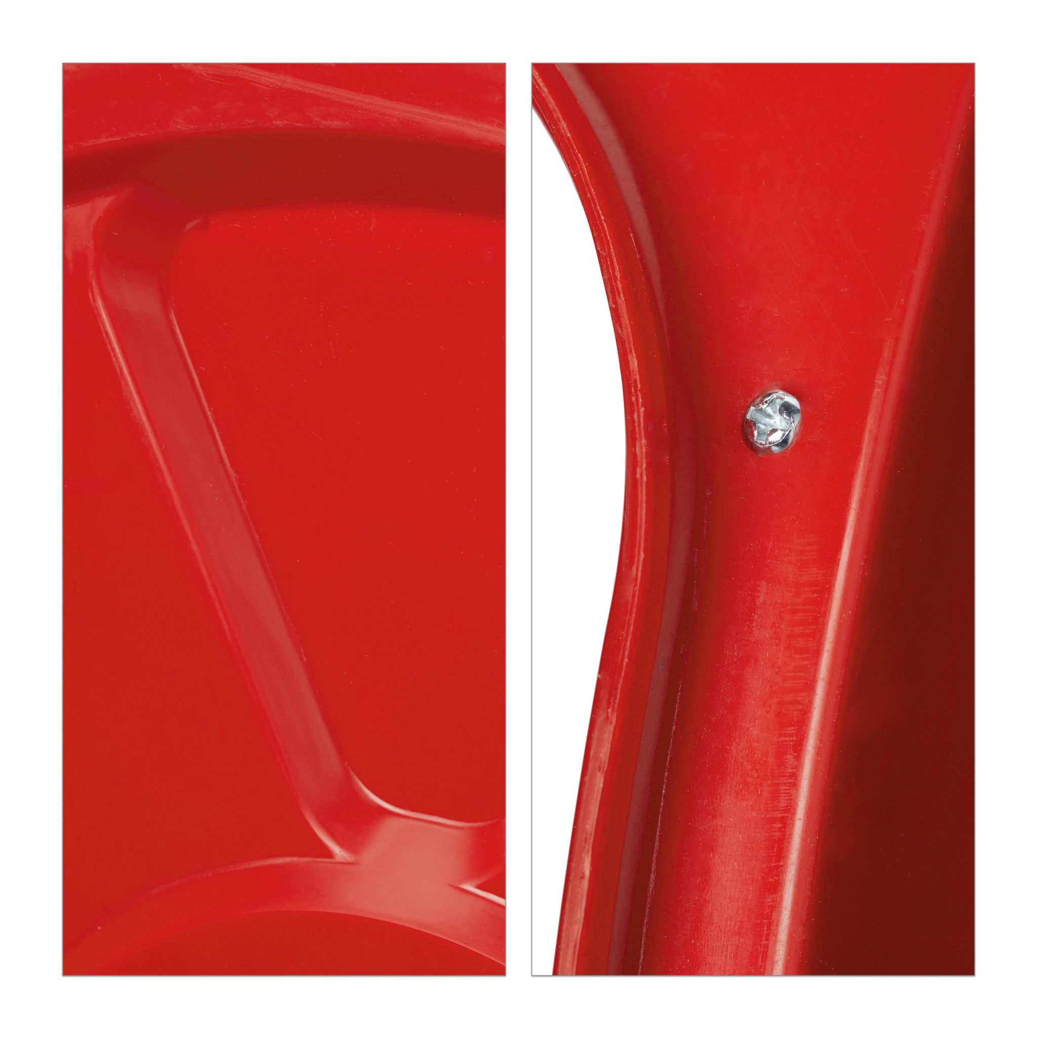 Verkehrsspiegel 60cm rot Rot-Transparent von Relaxdays
