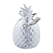 Spardose Ananas in Silber Silber von Relaxdays