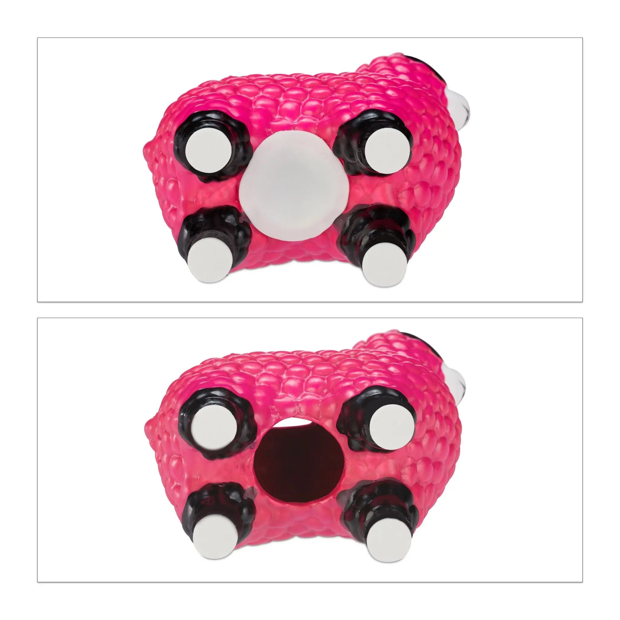 Spardose Lama mit Sonnenbrille Weiss-Pink-Schwarz von Relaxdays