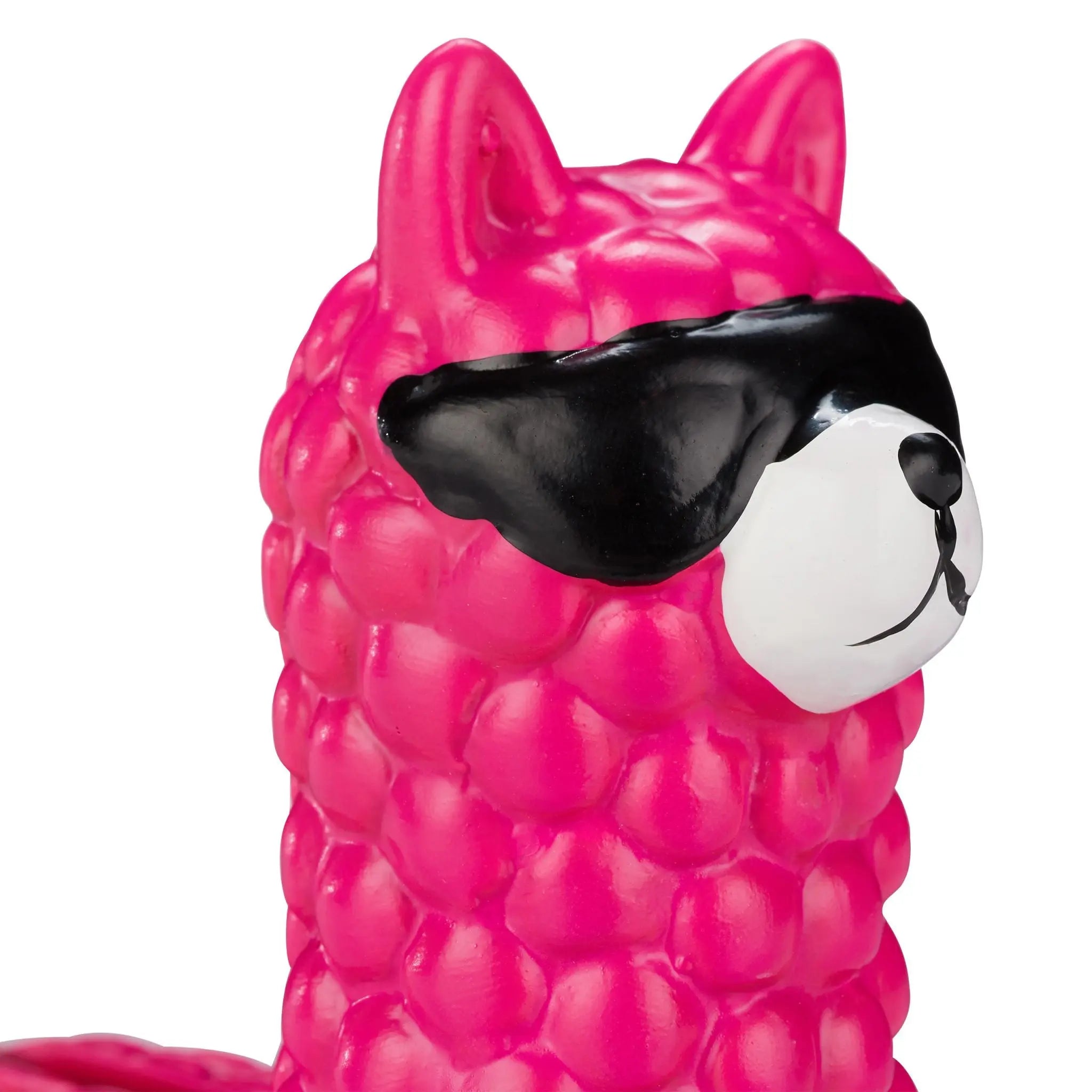 Spardose Lama mit Sonnenbrille Weiss-Pink-Schwarz von Relaxdays