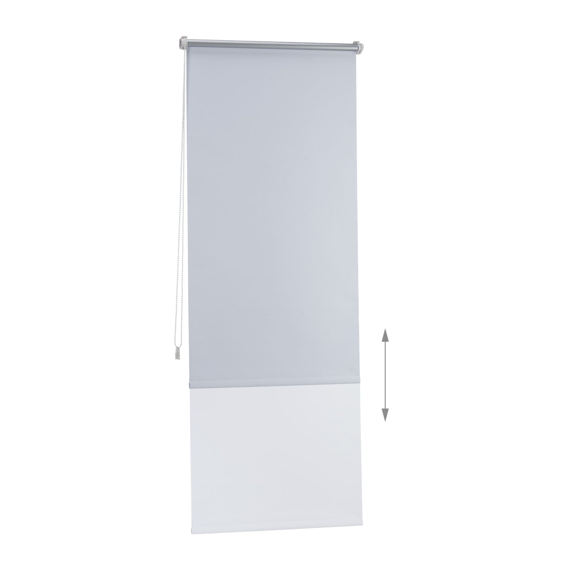 Thermo Verdunklungsrollo 60x160cm Weiss-Silber von Relaxdays
