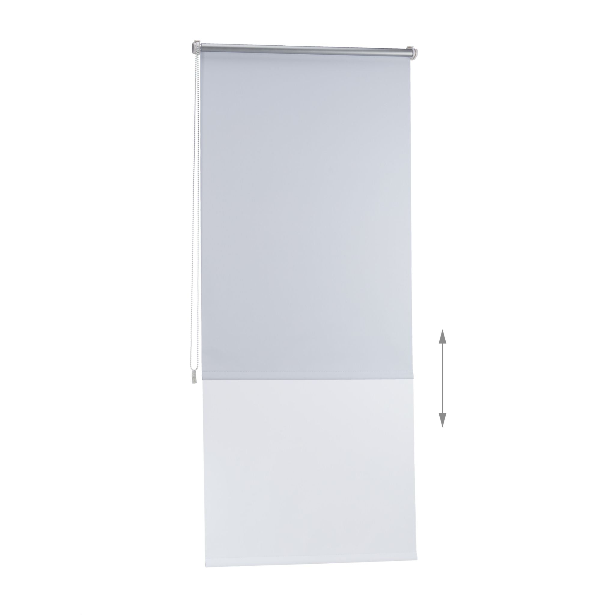 Thermo Verdunklungsrollo 70x160cm Weiss-Silber von Relaxdays