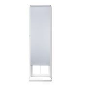 Thermo Verdunklungsrollo 70x210cm Weiss-Silber von Relaxdays