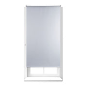 Thermo Verdunklungsrollo 90x160cm Weiss-Silber von Relaxdays