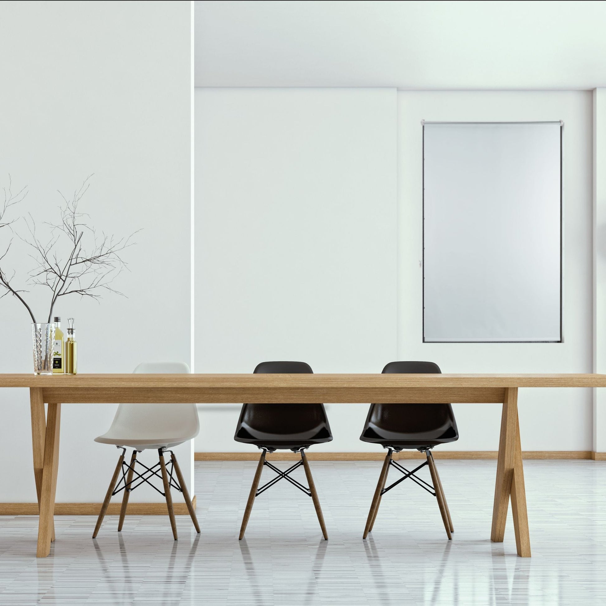 Thermo Verdunklungsrollo 90x160cm Weiss-Silber von Relaxdays