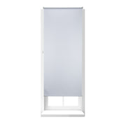 Thermo Verdunklungsrollo 90x210cm Weiss-Silber von Relaxdays