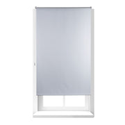 Thermo Verdunklungsrollo 100x160cm Weiss-Silber von Relaxdays