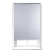 Thermo Verdunklungsrollo 110x160cm Weiss-Silber von Relaxdays