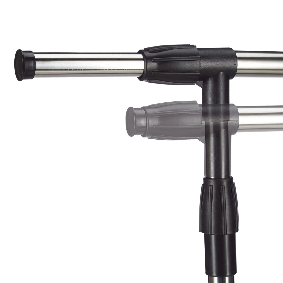 Kleiderständer auf Rollen Schwarz-Silber von Relaxdays