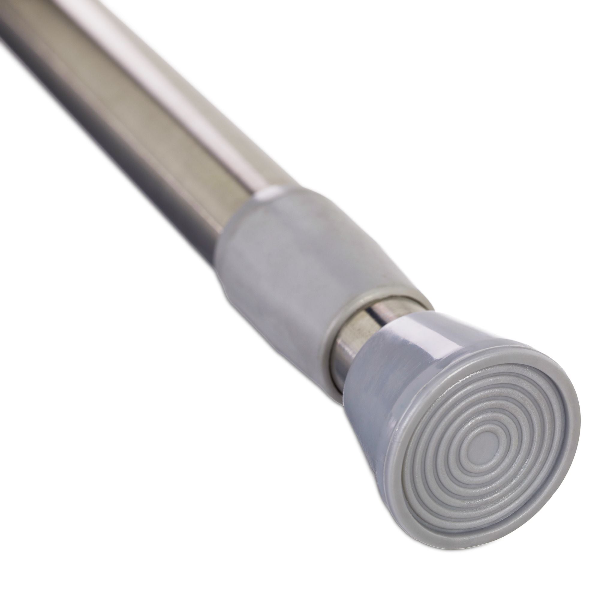 Teleskopstange Edelstahl Silber-Grau von Relaxdays