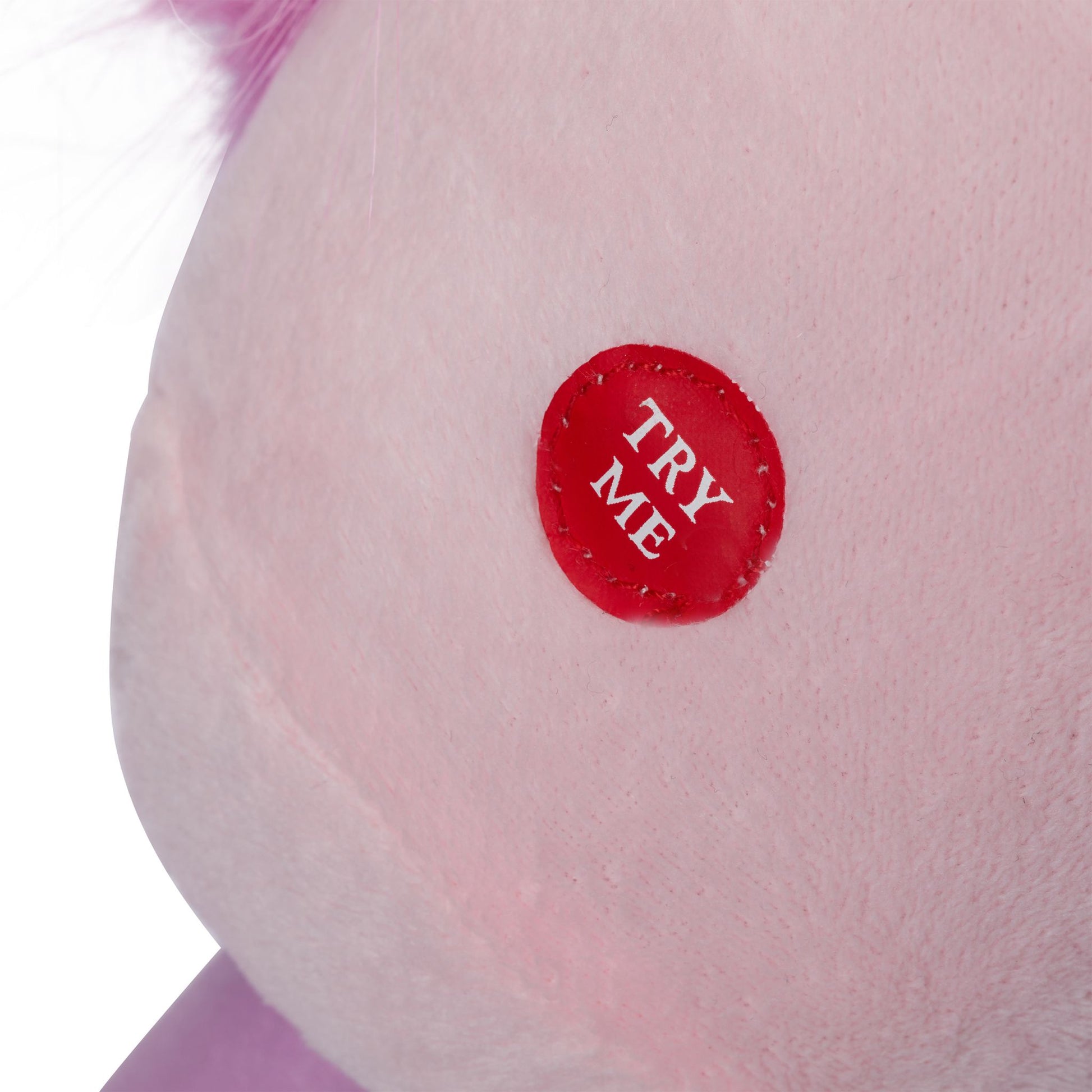 Steckenpferd Einhorn mit Sound Pink-Rosa von Relaxdays