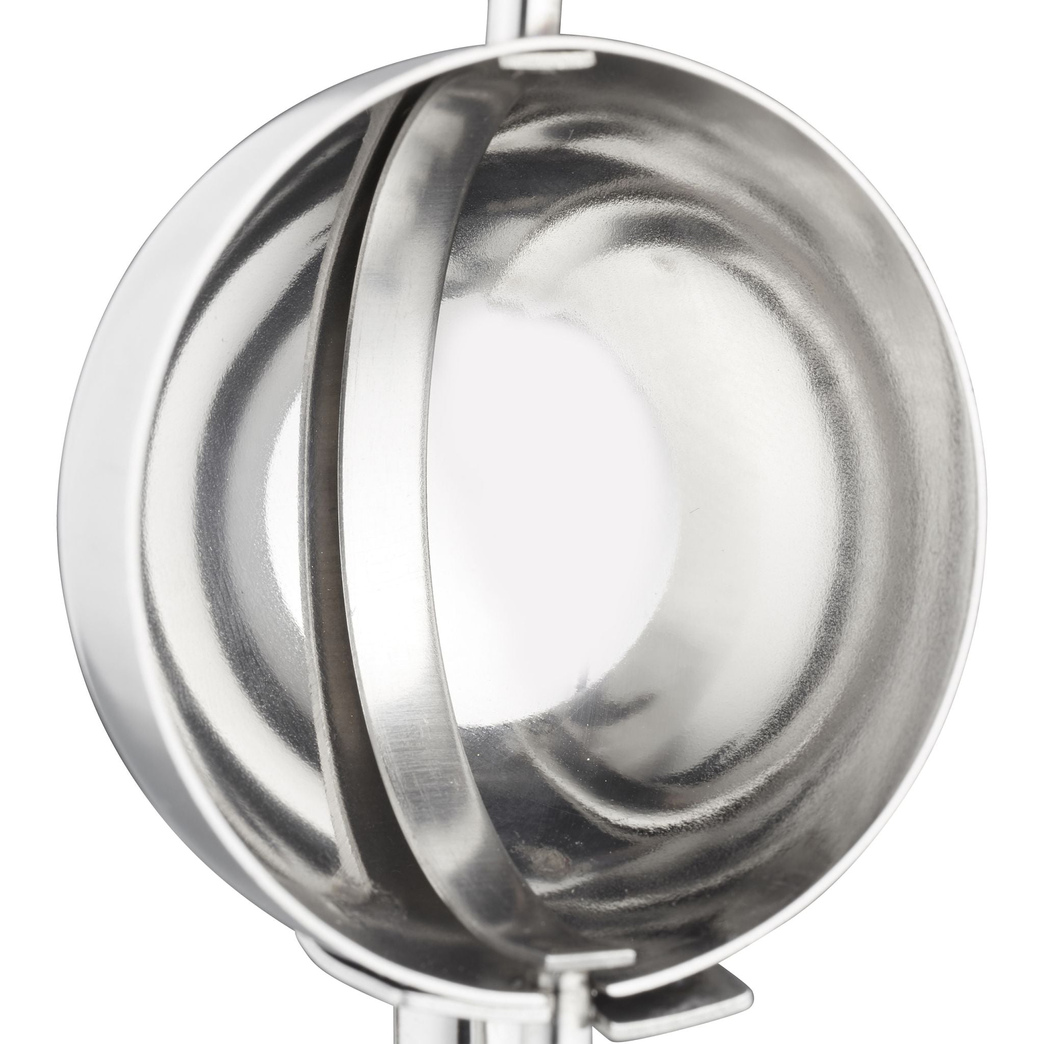 Eisportionierer Edelstahl 53 mm Silber