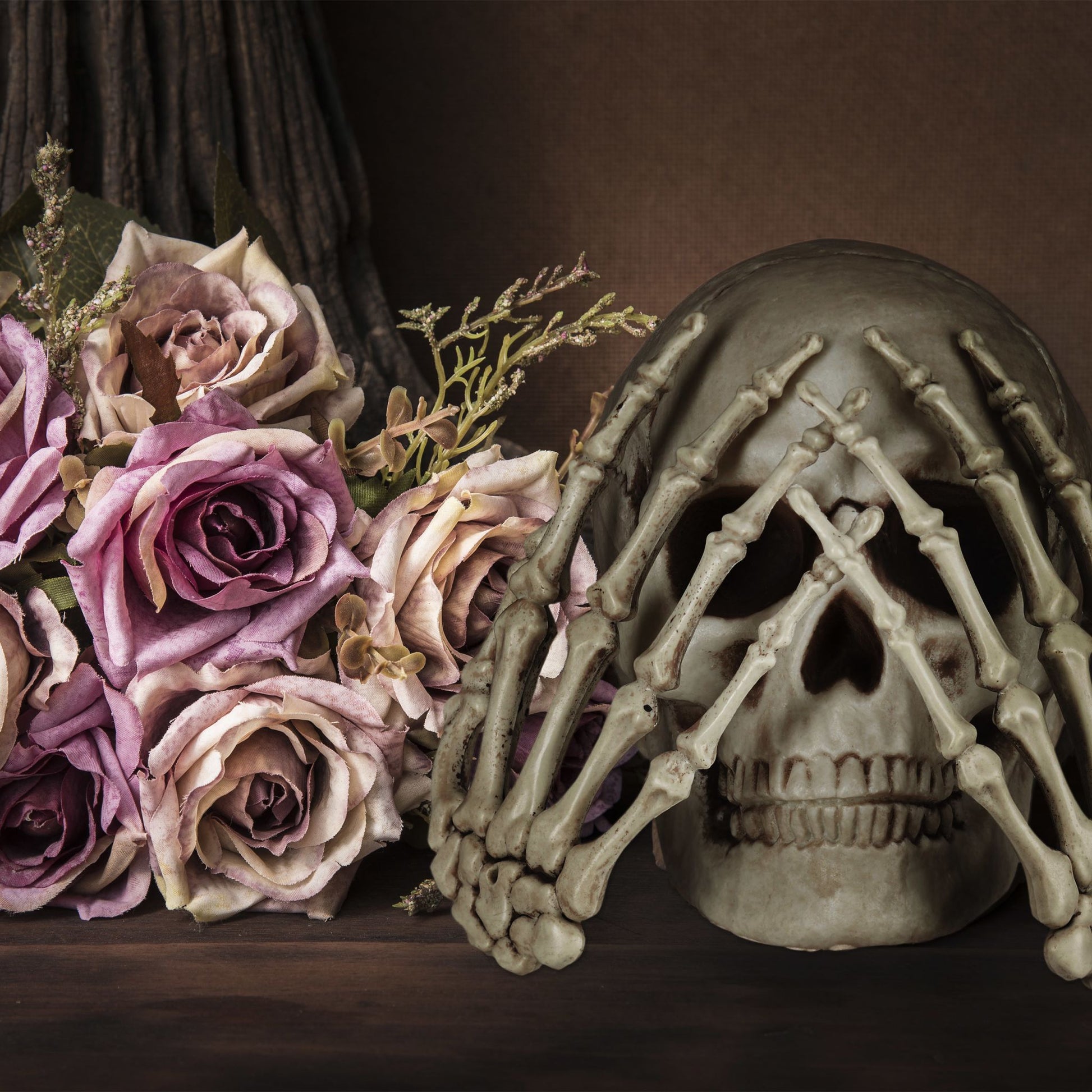 Dekoknochen für Halloween Creme von Relaxdays