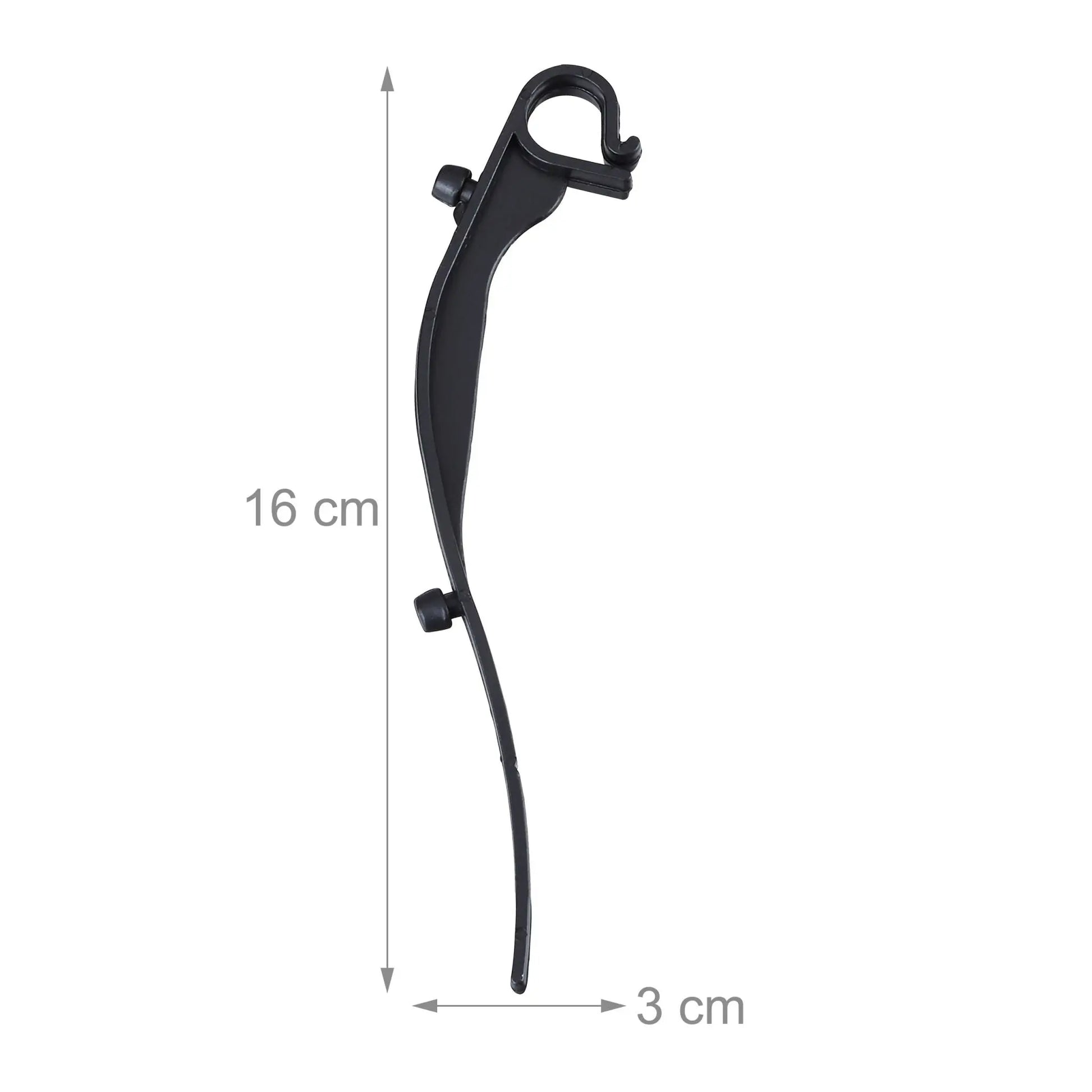 Dachrinnen Laubschutz 6 m Schwarz von Relaxdays