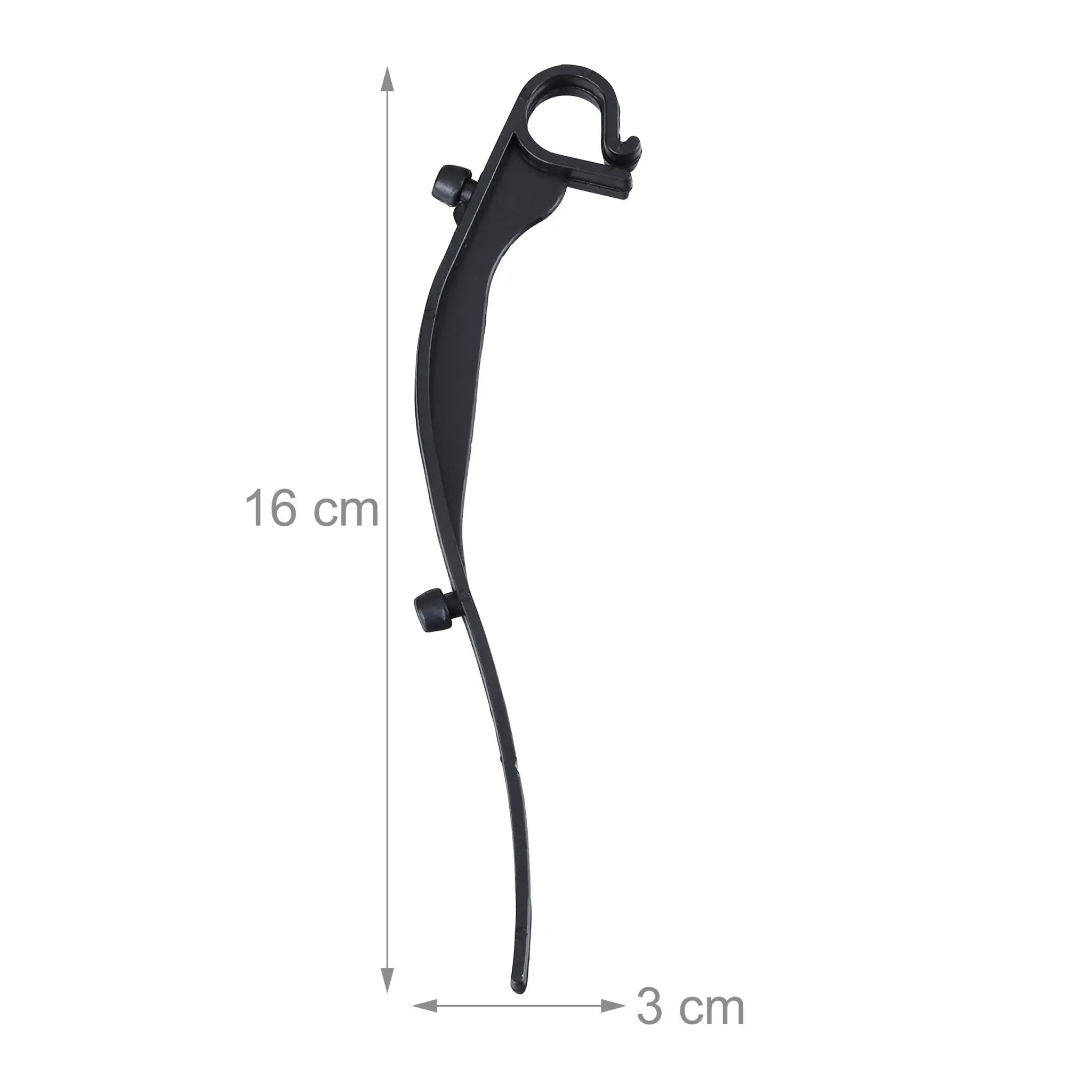 Dachrinnen Laubschutz 6 m Schwarz von Relaxdays