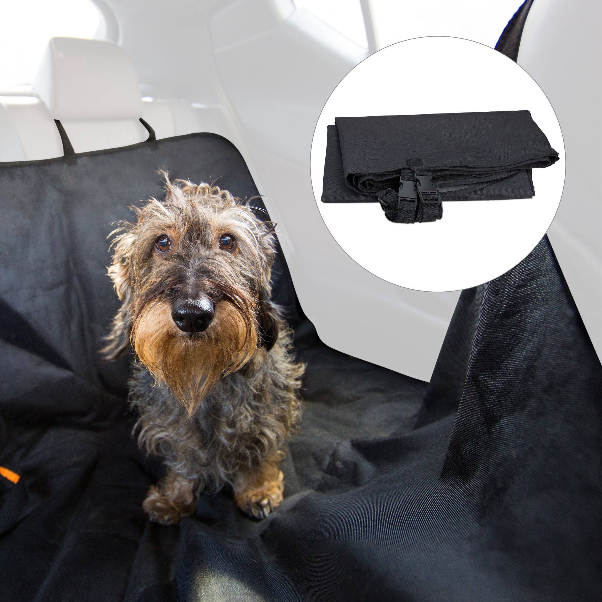 Hundedecke Auto Schwarz