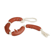 Hundespielzeug Wurst Braun-Creme von Relaxdays