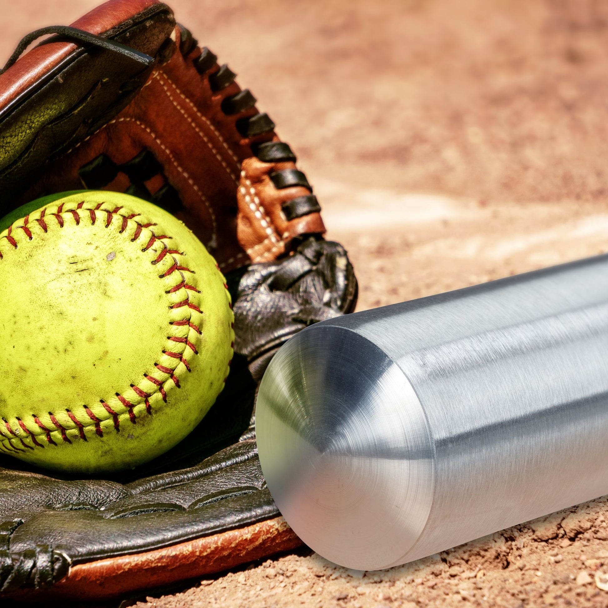 Baseballschläger Aluminium Schwarz-Silber von Relaxdays
