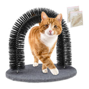 Enthaarungsbogen für Katzen Schwarz-Grau von Relaxdays