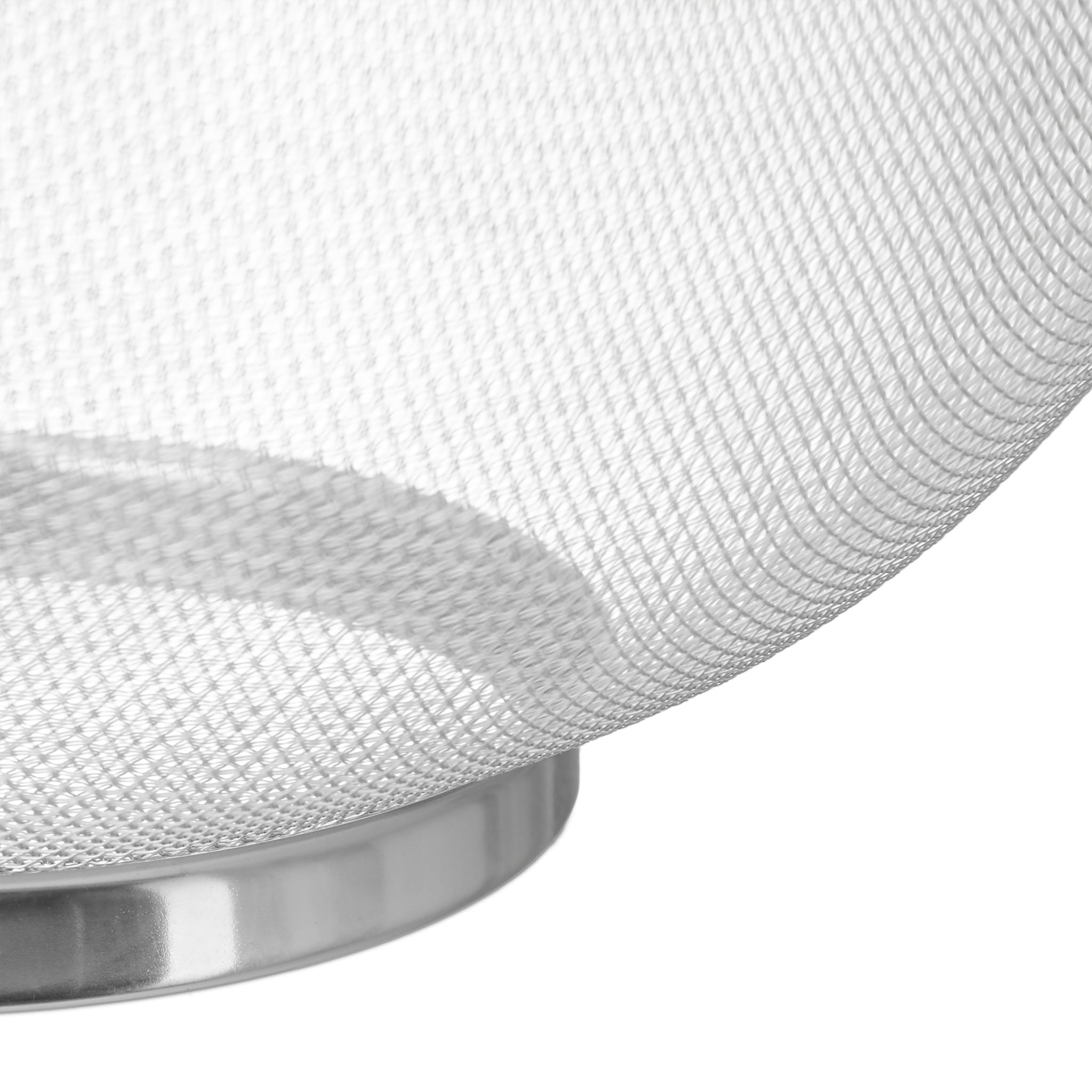 Standsieb Edelstahl Silber von Relaxdays