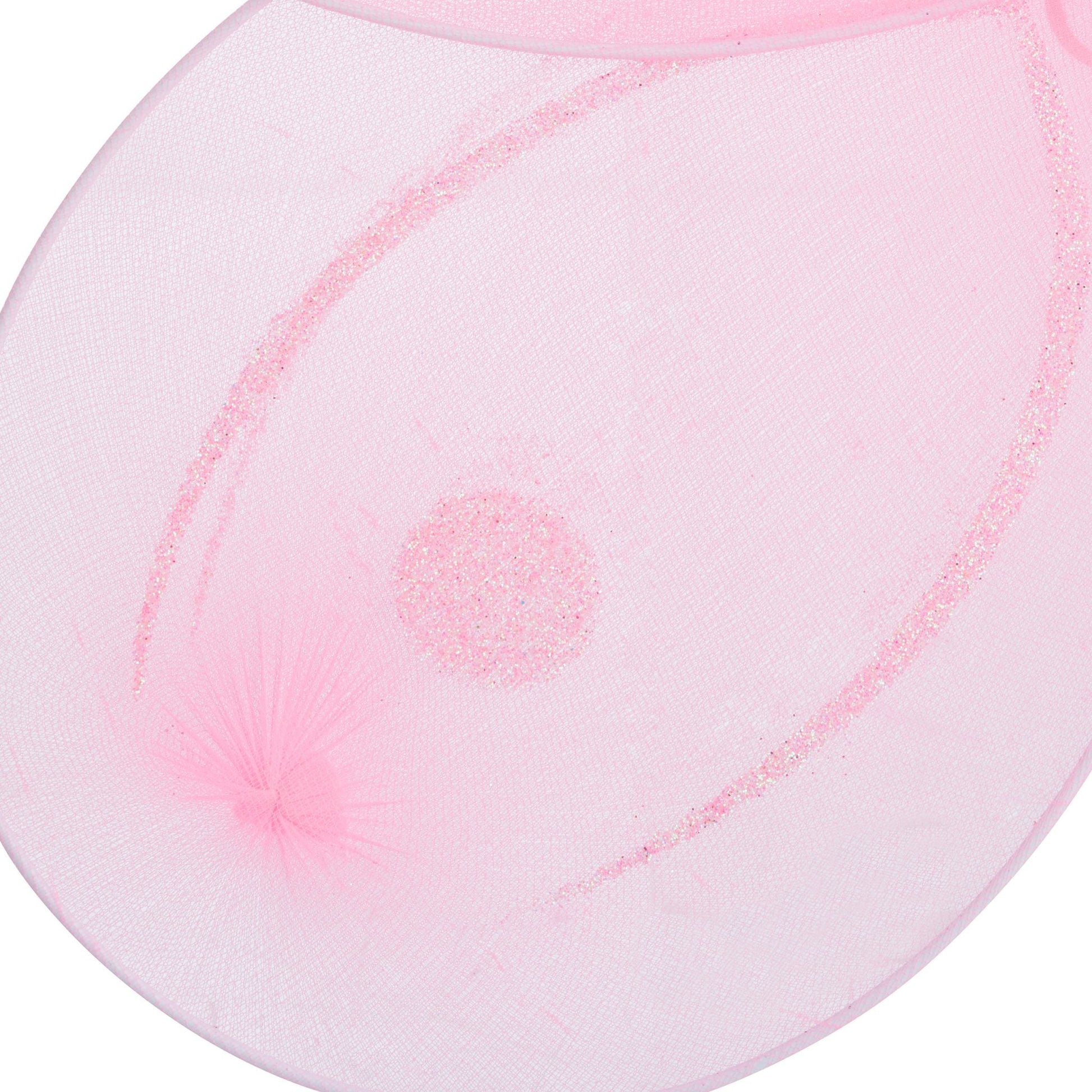 Feenflügel mit Zauberstab Weiss-Rosa-Silber von Relaxdays