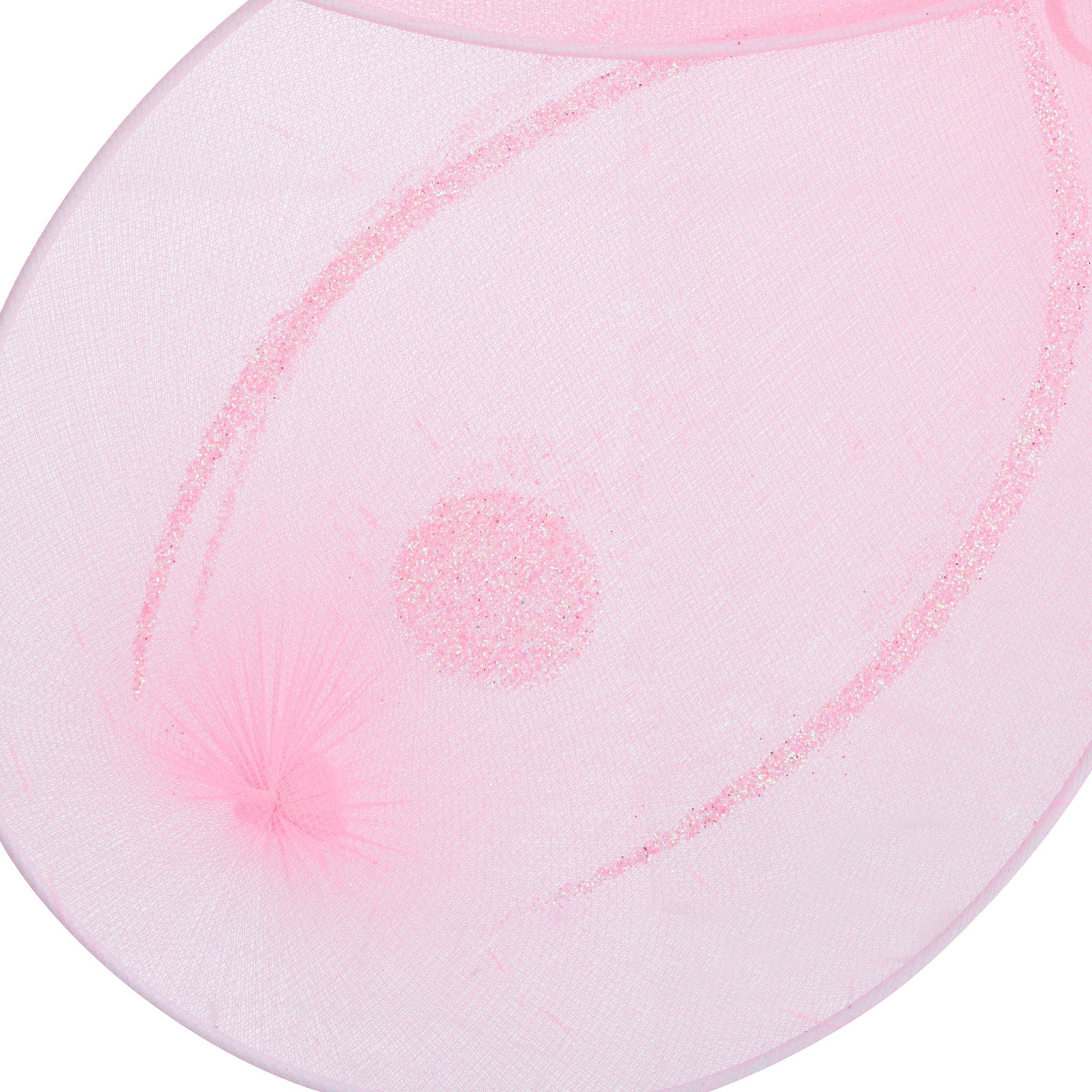Feenflügel mit Zauberstab Weiss-Rosa-Silber von Relaxdays