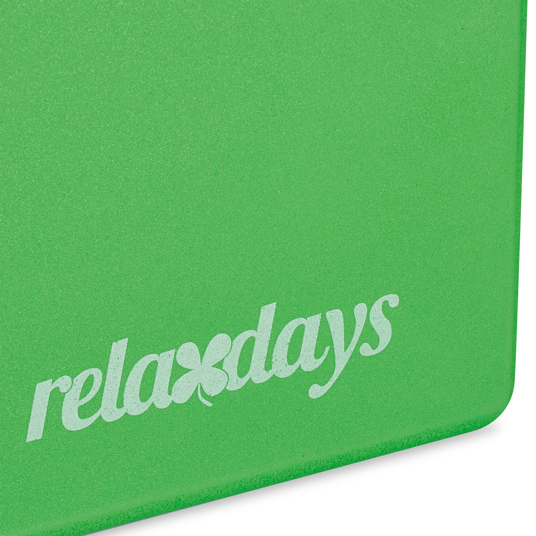 Yogablock 2er-Set Weiss-Grün von Relaxdays