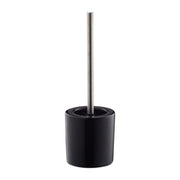 WC Garnitur Keramik Schwarz-Silber