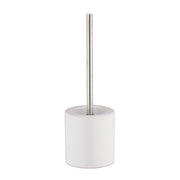 WC Garnitur Keramik Weiss-Silber