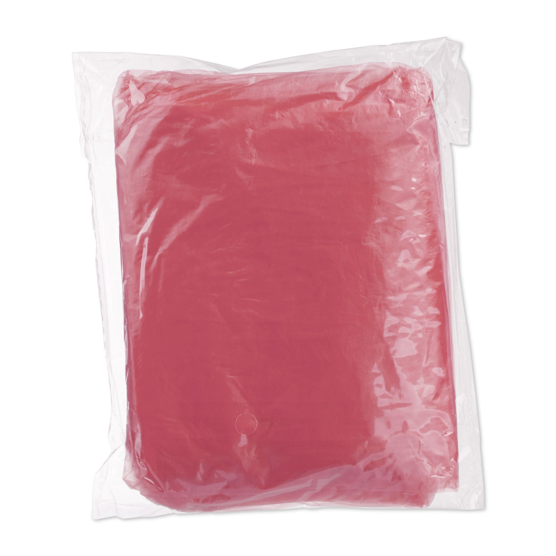 Einweg Regenponcho 10er-Set Rot von Relaxdays