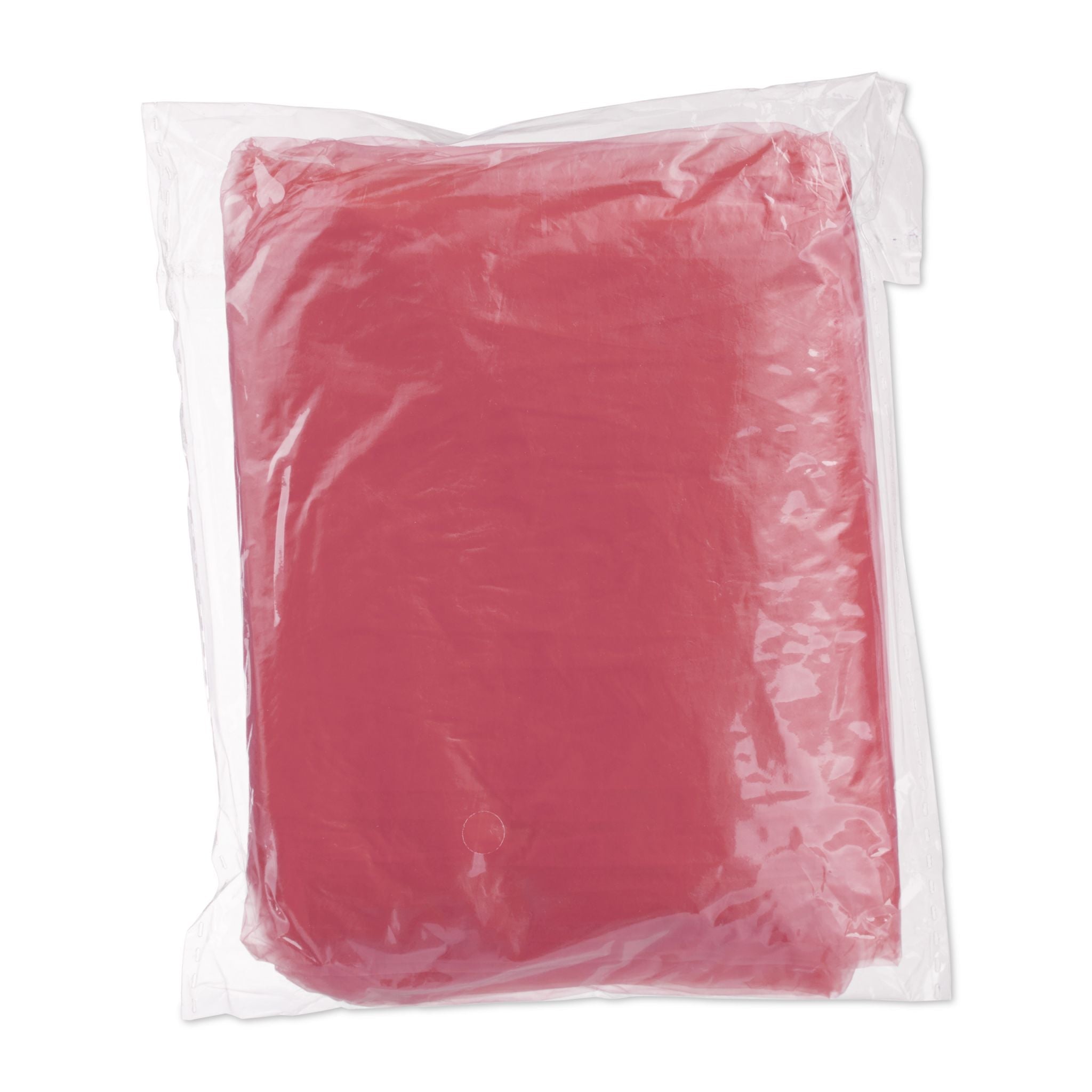 Einweg Regenponcho 10er-Set Rot von Relaxdays