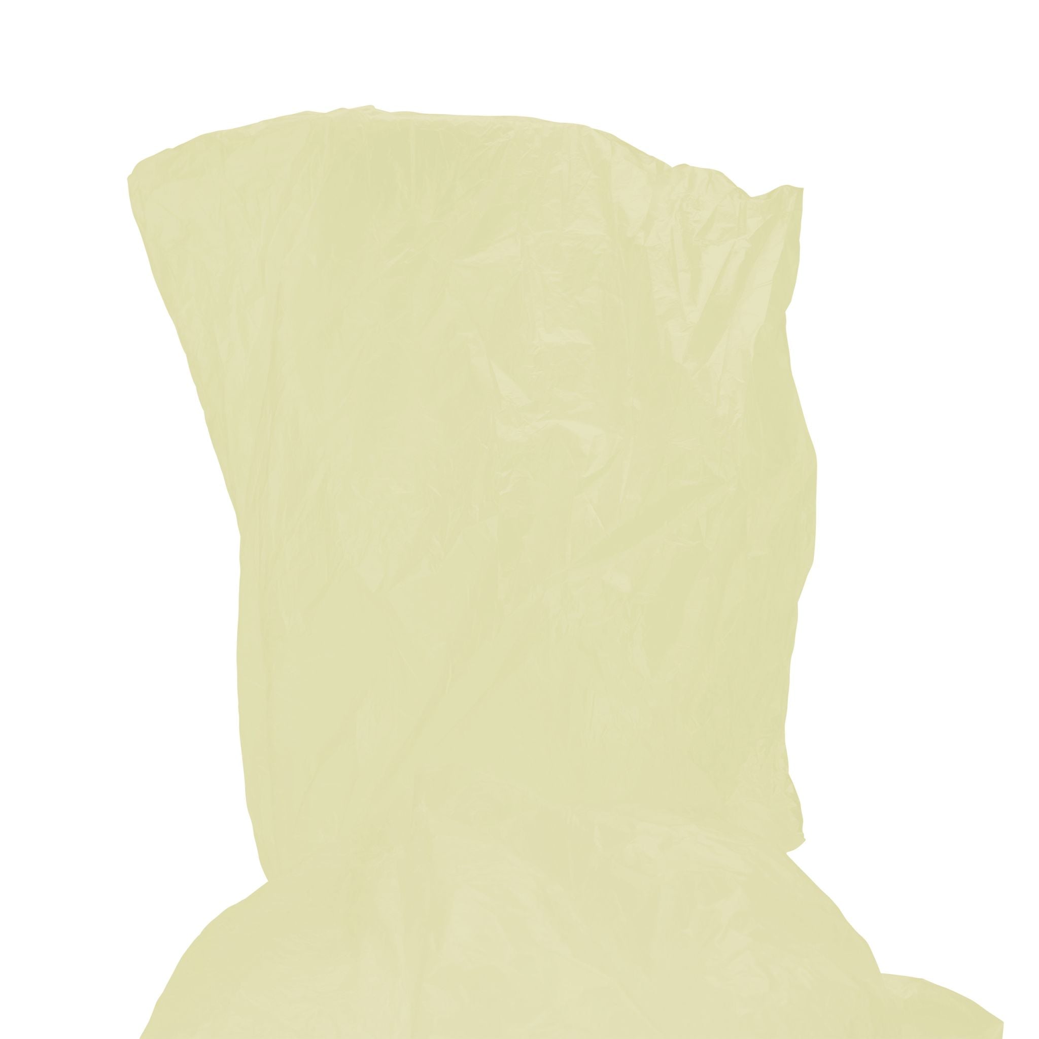 Einweg Regenponcho 10er-Set Gelb von Relaxdays