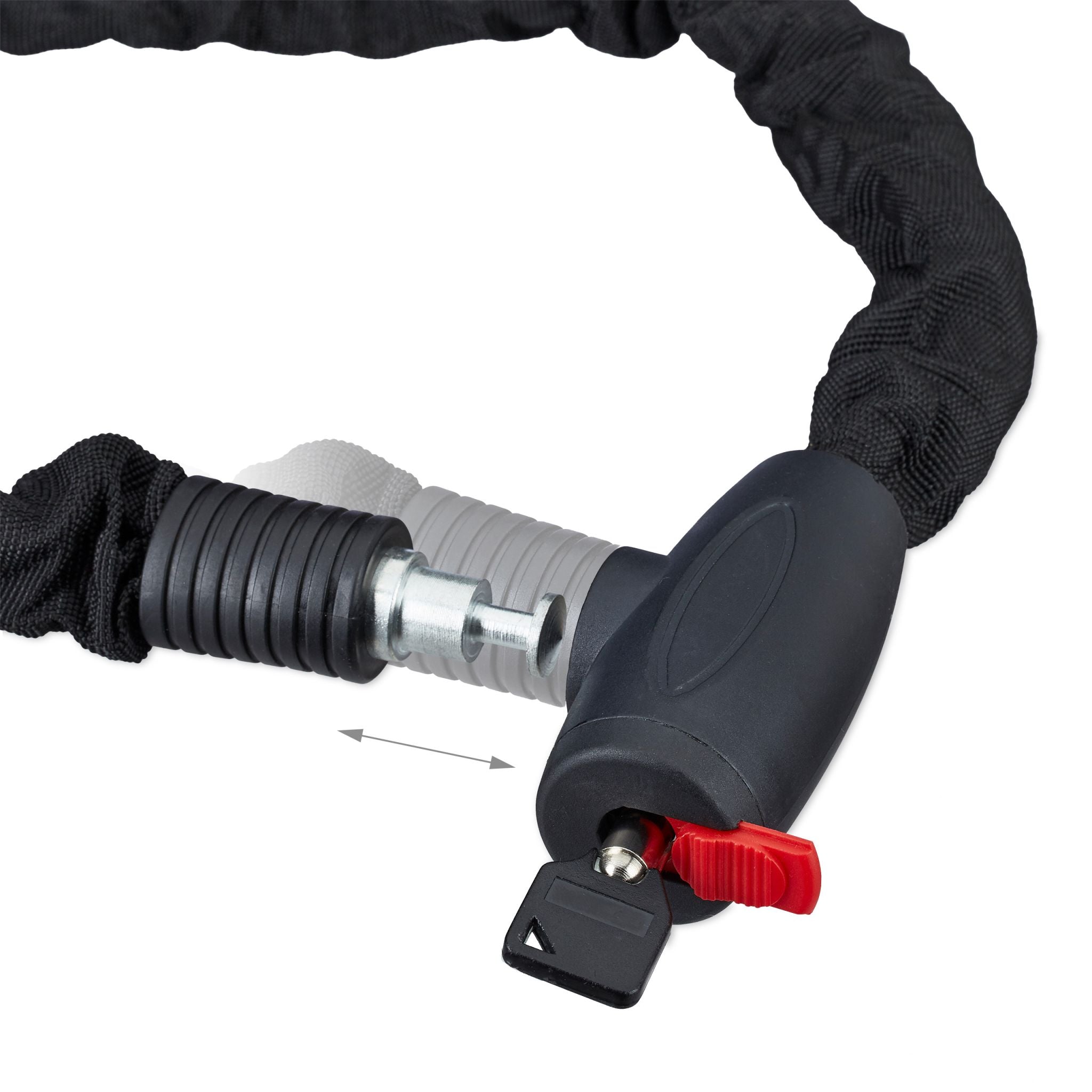Kettenschloss SECURE 100cm Schwarz