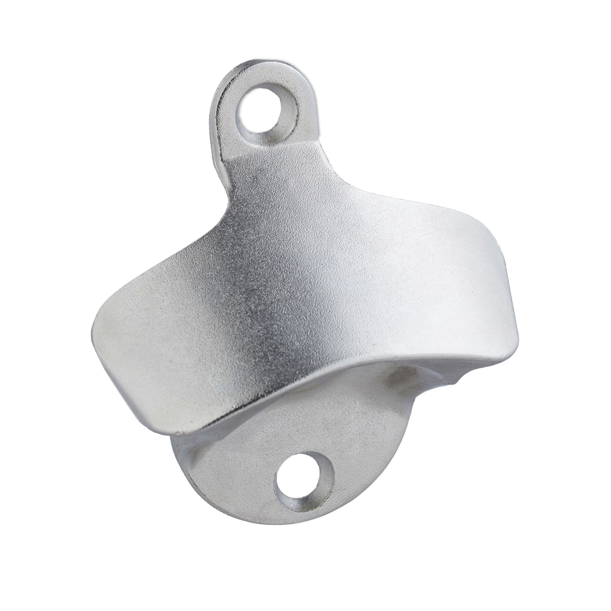 Wandflaschenöffner 2er-Set Silber von Relaxdays