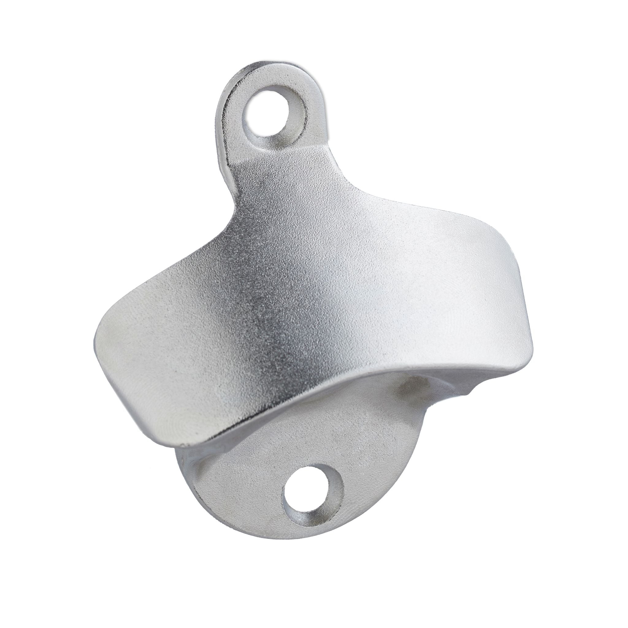 Wandflaschenöffner 2er-Set Silber von Relaxdays