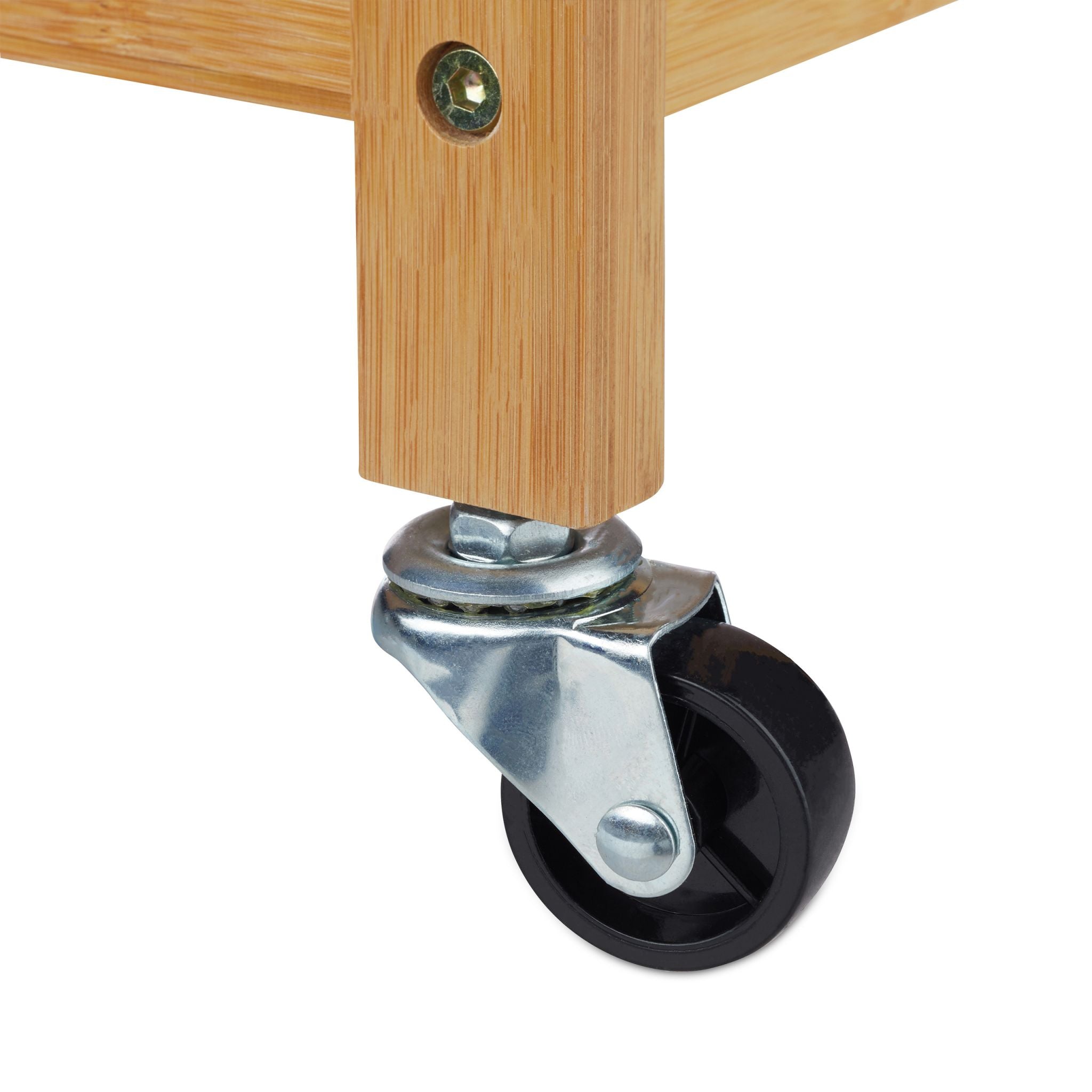 Servierwagen Bambus Hellbraun
