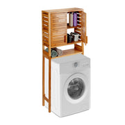 Waschmaschinenschrank Bambus Hellbraun von Relaxdays